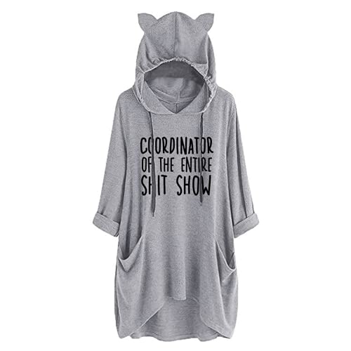 Women Coordinator of The Entire Shit Show Shirt with Pockets