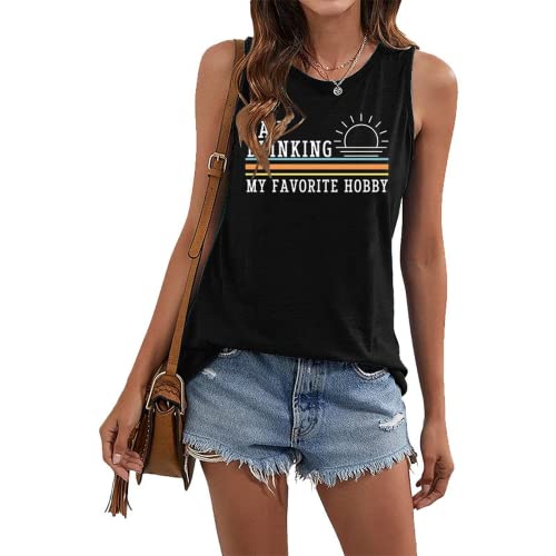 Women Day Drinking My Favorite Hobby Tank Tops