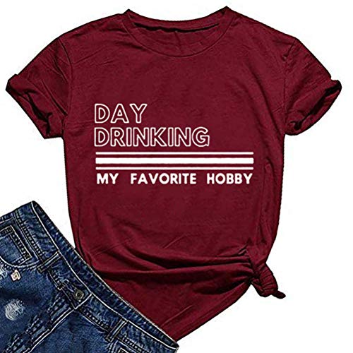 Women Day Drinking T-Shirt & Tank Day Drinking is My Favorite Hobby Shirt