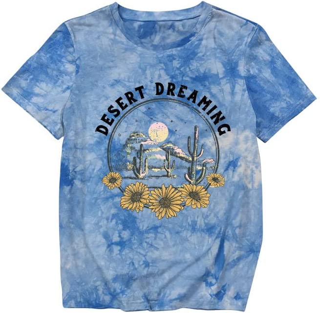 Women Desert Dreaming Tees Southwestern Themed T Shirt