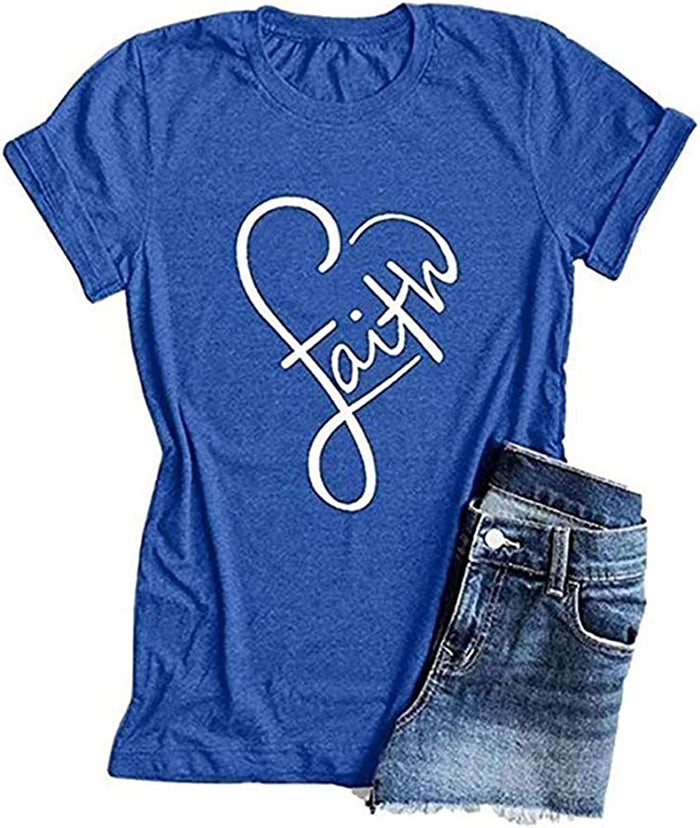 Women Faith T-Shirt Christian Shirt
