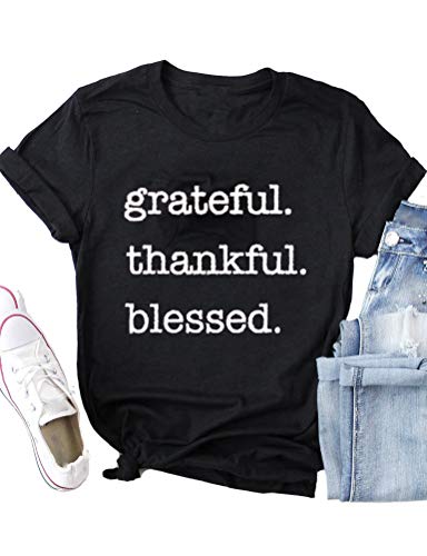 Women Graeful Thankful Blessed T-Shirt