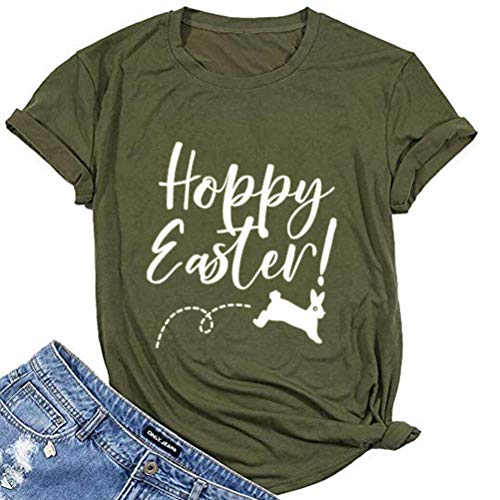 Women Happy Easter T-Shirt Cute Easter Shirt