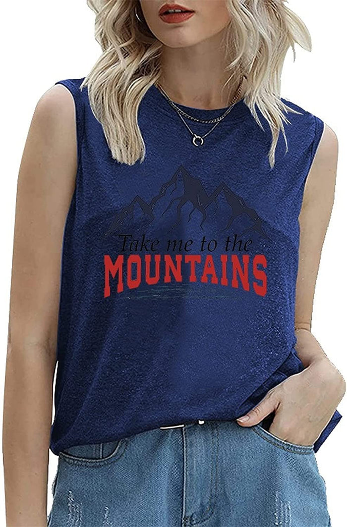 Women Hiking Tank Tops Adventure Lover Mountain Camping Shirt