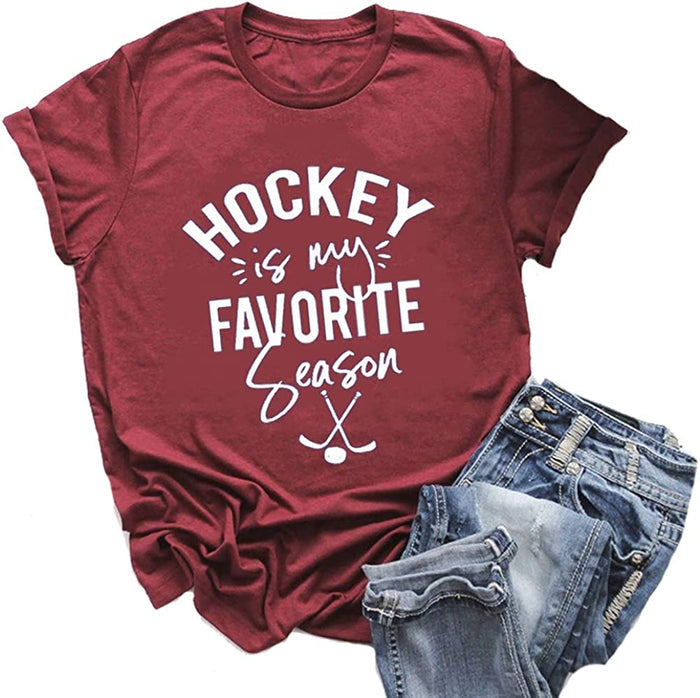 Women Hockey is My Favorite Season T-Shirt