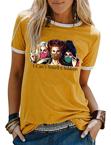 Women I Can't Smell Children Shirt Funny Halloween Shirt
