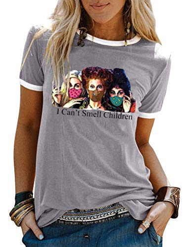 Women I Can't Smell Children Shirt Funny Halloween Shirt