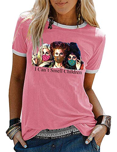 Women I Can't Smell Children Shirt Funny Halloween Shirt