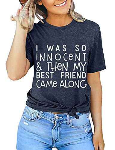 Women I was So Innocent & Then My Best Friend Came Along T-Shirt Best Friend Shirt