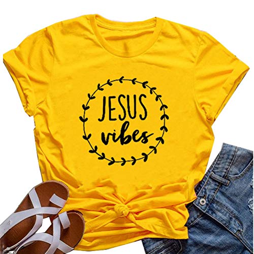 Women Jesus Vibes T-Shirt Christian Tee