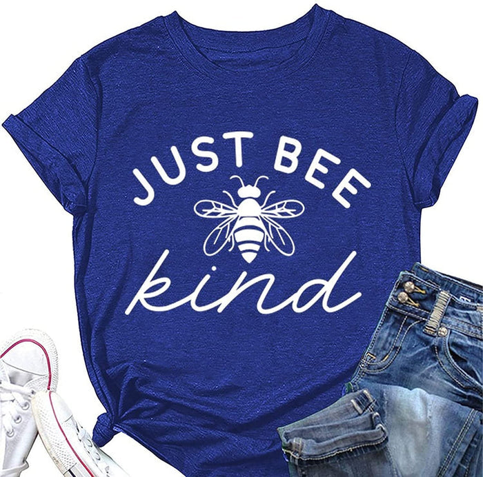 Women Just Bee Kind Kindness Matters Positive T-Shirt
