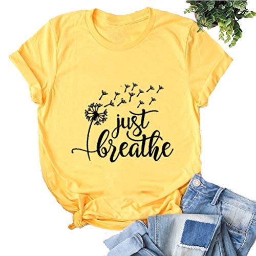 Women Just Breathe T-Shirt Hope Shirt
