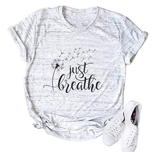 Women Just Breathe T-Shirt Hope Shirt