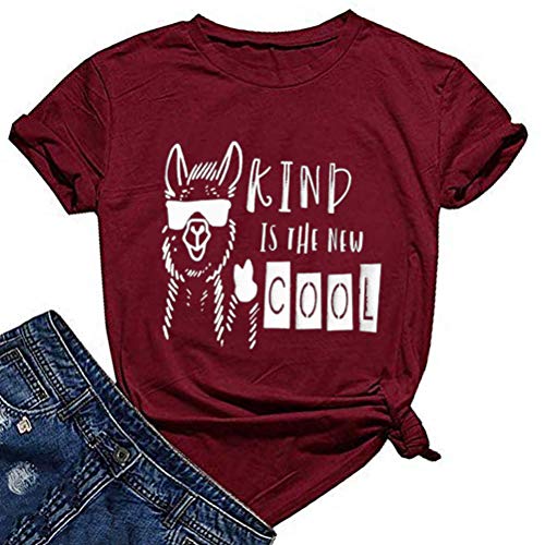 Women Kind is The New Cool T-Shirt Llama Shirt