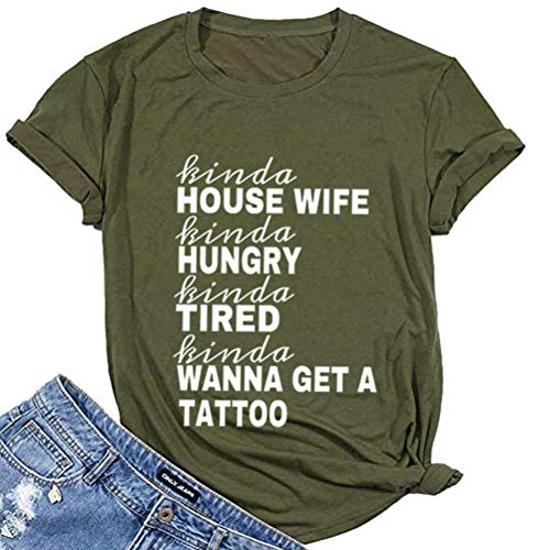 Women Kinda House Wife Kinda Hungry Kinda Tried T-Shirt