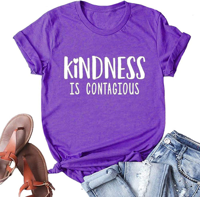 Women Kindness is Contagious T-Shirt