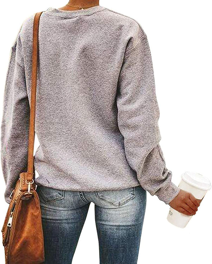 Women Long Sleeve Baby It's Cold Outside Christmas Sweatshirt