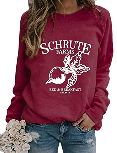 Women Long Sleeve Schrute Farms Sweatshirt