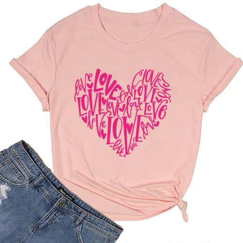 Women Love Shirt Valentines Day Gift T-Shirt