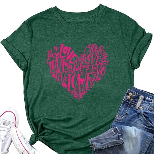 Women Love Shirt Valentines Day Gift T-Shirt