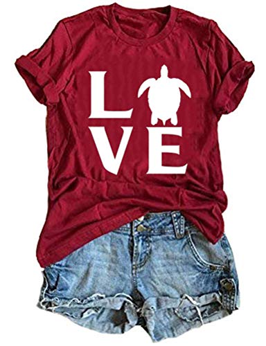 Women Love Turtle T-Shirt Save The Turtle Shirt