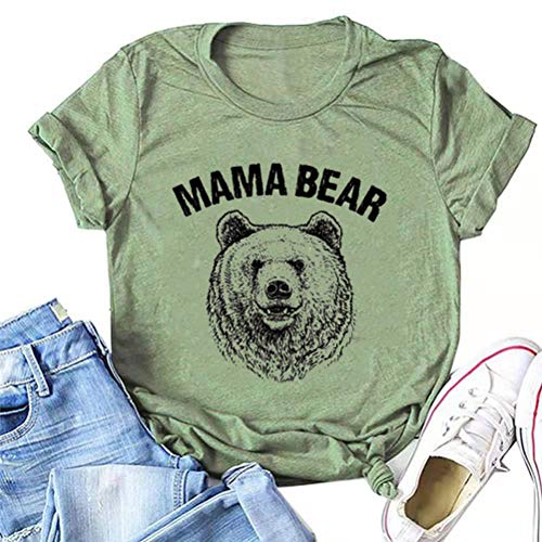 Women Mama Bear T-Shirt