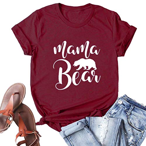 Women Mama Bear T-Shirt