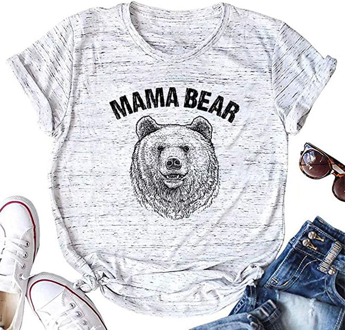 Women Mama Bear T-Shirt