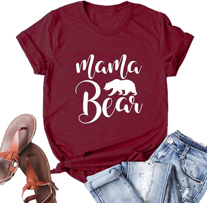 Women Mama Bear T-Shirt