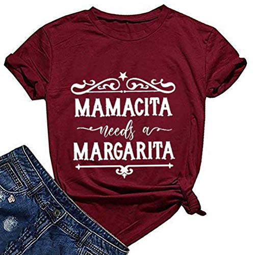 Women Mamacita Needs A Margarita T-Shirt Cinco De Mayo Shirt