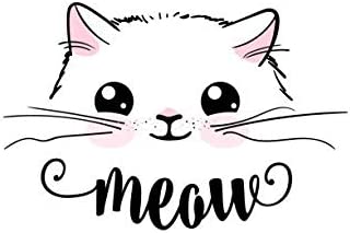 Women Meow Cute Cat T-Shirt