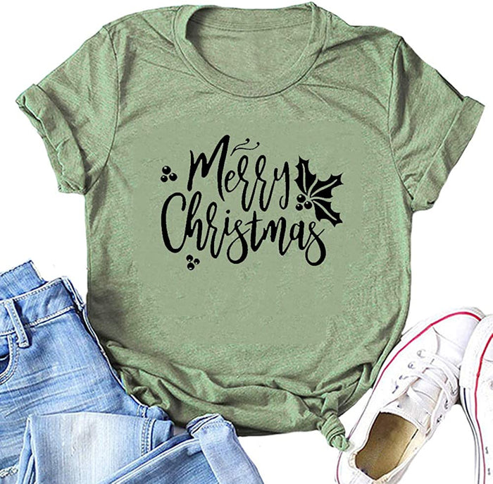 Women Merry Christmas T-Shirt