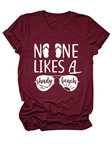 Women No One Likes A Shady Beach T-Shirt Beach Shirt