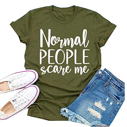 Women Normal People Scare Me T-Shirt