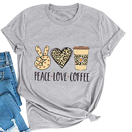 Women Peace Love Coffee T-Shirt