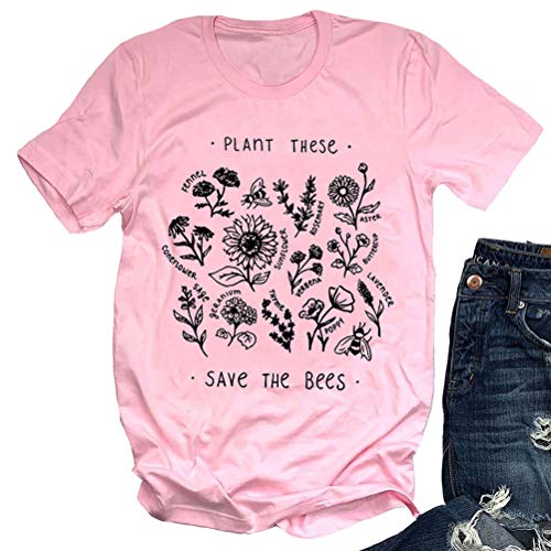 Women Plant These Save The Bees T-Shirt