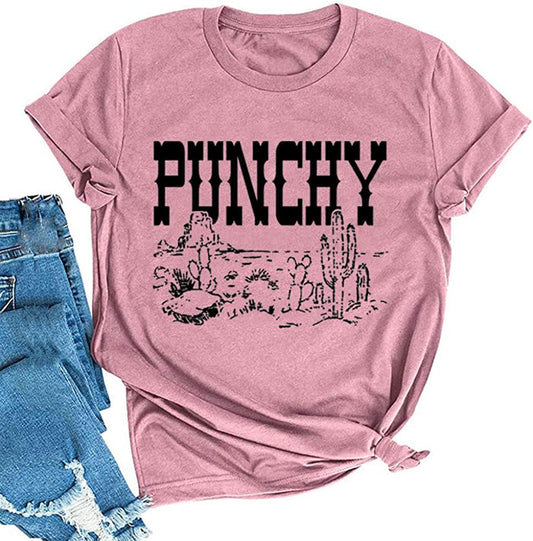 Women Punchy T-Shirt Dessert Cactus Shirt
