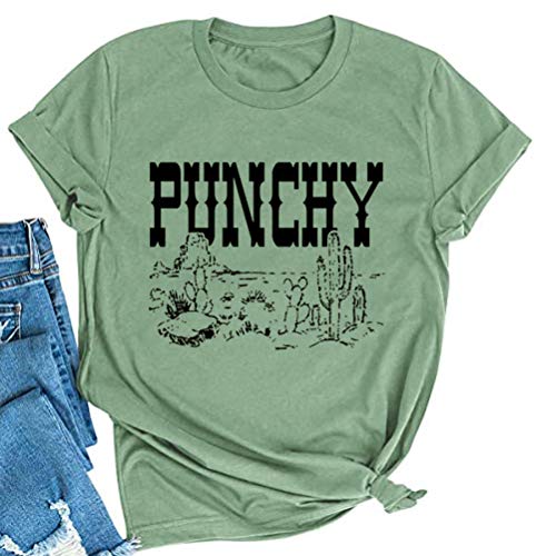 Women Punchy T-Shirt Dessert Cactus Shirt