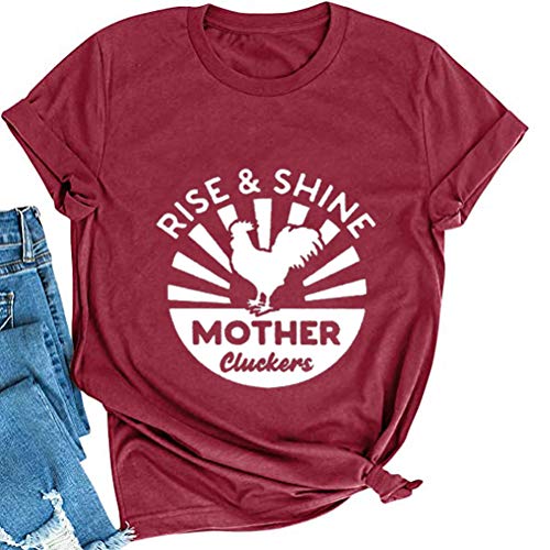 Women Rise & Shine Mother Cluckers T-Shirt