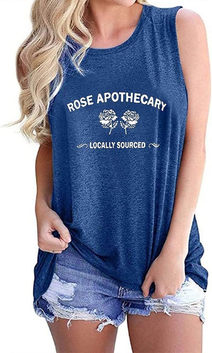 Women Rose Apothecary T-Shirt Women Graphic Shirt