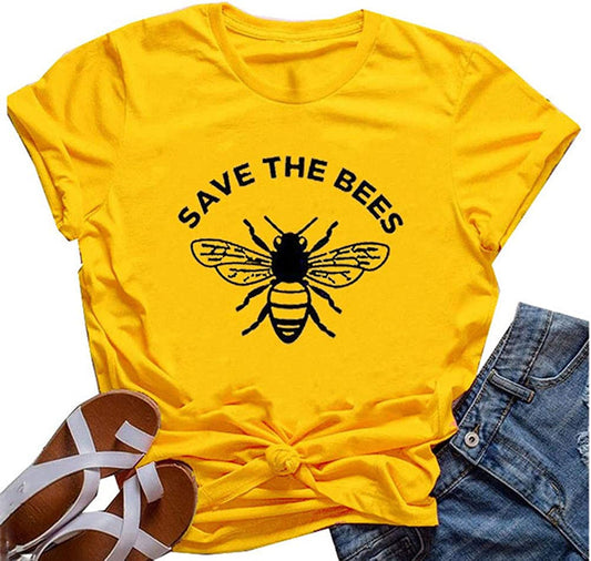 Women Save The Bees T-Shirt Bee Shirt