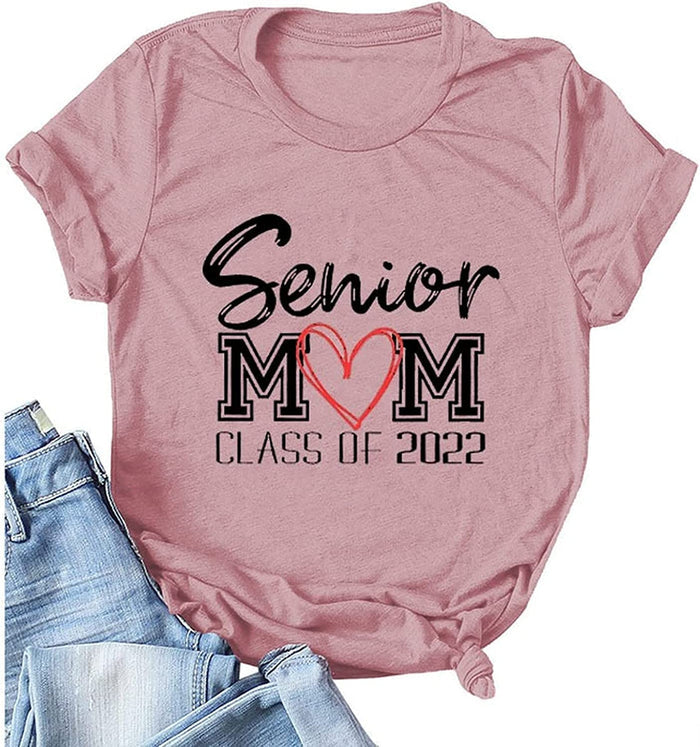 Women Senior Mom Class of 2022 Shirt