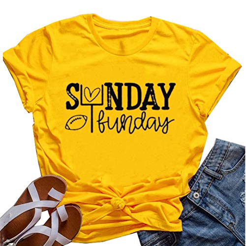 Women Sunday Funday T-Shirt Football Shirt
