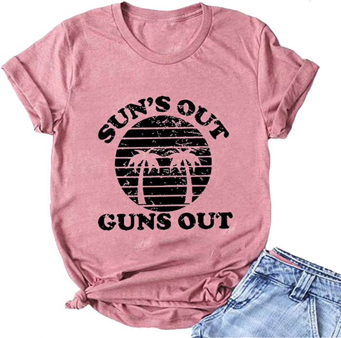 Women Sun's Out Buns Out T-Shirt Sunshine Shirt