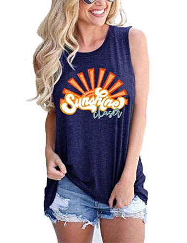 Women Sunshine Chaser Tank Sunshine Graphic Shirt