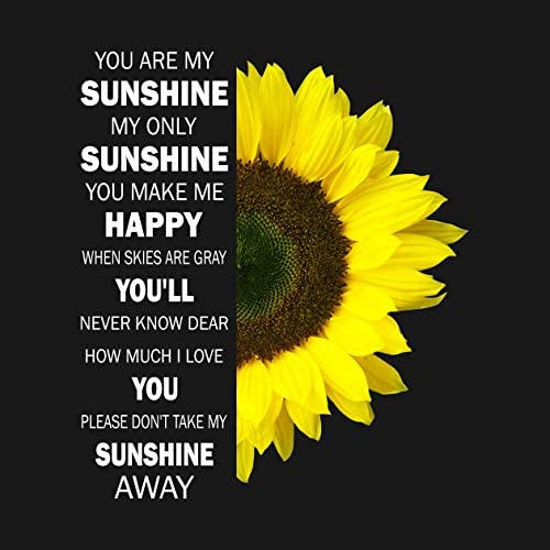 Women Sunshine Makes Me Happy T-Shirt Sunshine Graphic Shirt Casual Tees