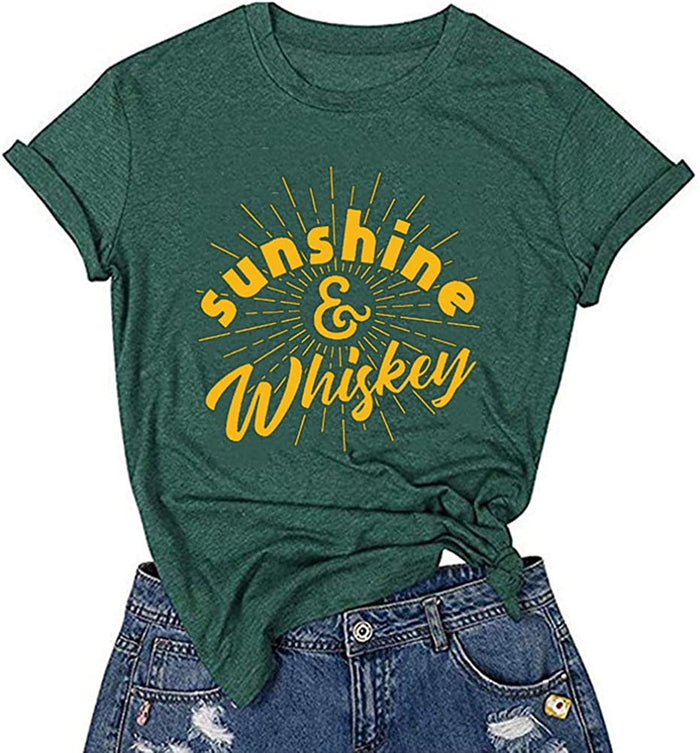 Women Sunshine & Whiskey T-Shirt