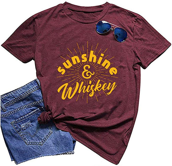 Women Sunshine & Whiskey T-Shirt