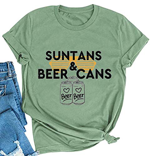 Women Suntans & Beer Cans T-Shirt Beer Shirt