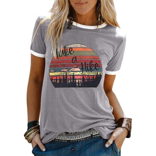 Women Take A Hike Hiking Nature Camping Gifts T-Shirt